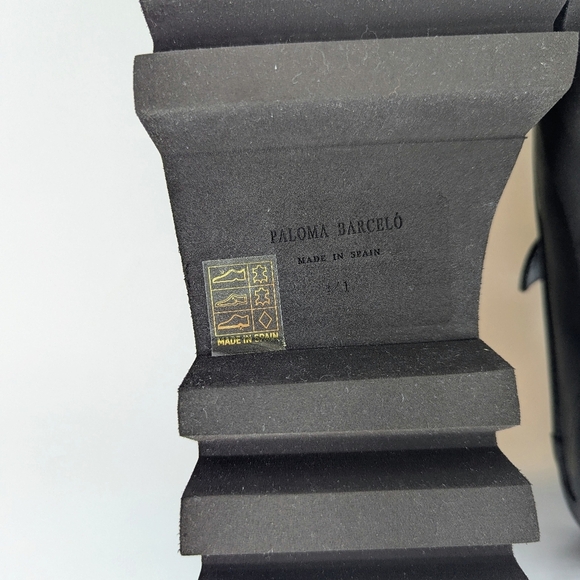 Paloma Barceló Teseo Iris Saw Edge Platform Loafer Moka Brown EU41 US 10.5 NIB - Picture 5 of 15